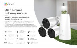 Ezviz BC1-B3 1 kamerás akkumulátoros Wifi kamerarendszer