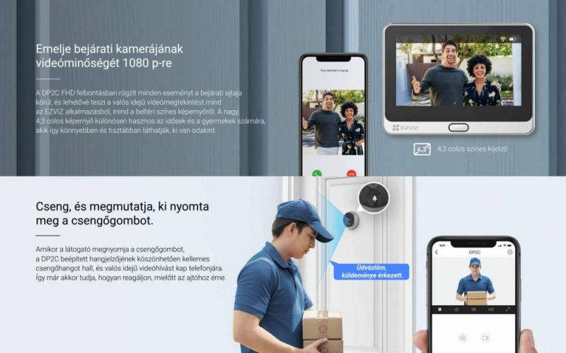 Ezviz DP2C Wifi ajtócsengő