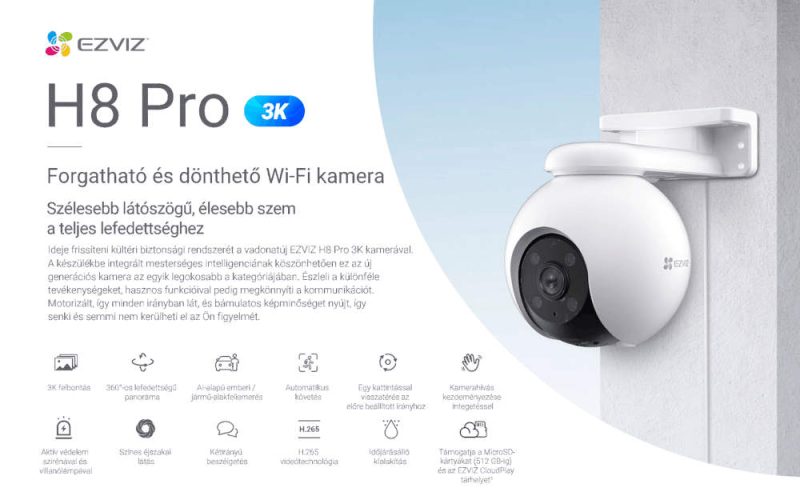 Ezviz H8 PRO 3K Wifi IP kamera