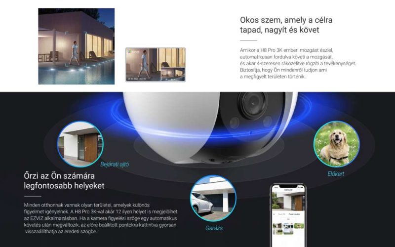 Ezviz H8 PRO 3K Wifi IP kamera