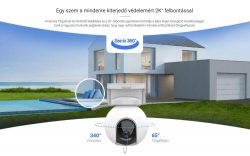 Ezviz HB8 2K Akkumulátoros Wifi IP kamera + napelem