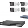 Hikvision 4 kamerás IP kamerarendszer szett - 2MP-es kültéri csőkamerával
