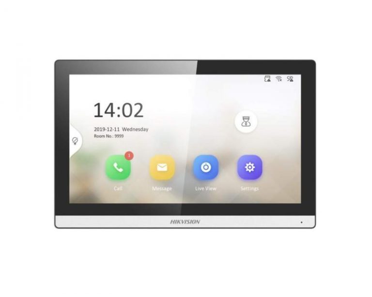 Hikvision DS-KH6350-WTE1 IP video kaputelefon beltéri egység - DigiCity