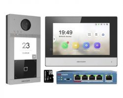 Hikvision DS-KIS604-S (B) IP video kaputelefon szett