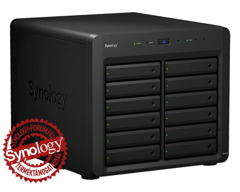 Synology DX1215 NAS bővítőegység